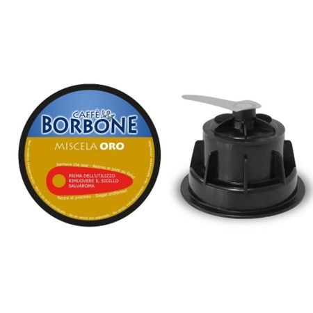90 Capsule di Caffè Compatibili con Nescafè Dolce Gusto Borbone, Miscela Oro