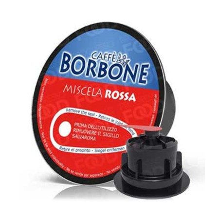 90 Capsule di Caffè Compatibili con Nescafè Dolce Gusto Borbone, Miscela Rossa