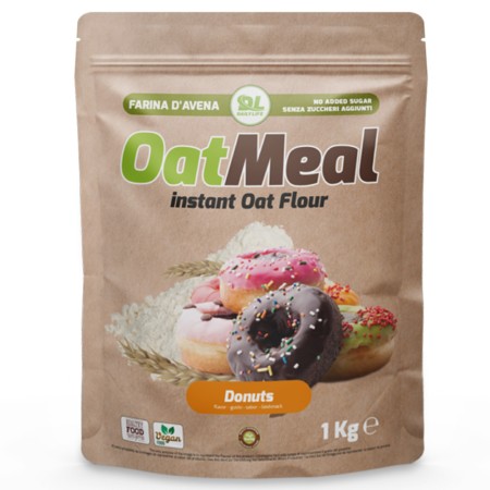Daily Life Farina di Avena Donuts, Oatmeal Instant in busta da 1 kg