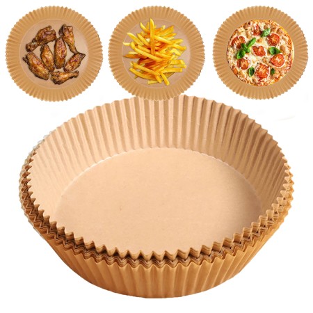 50 Fogli di Carta da Forno Movida, Biodegradabili, Rotondi, diametro 20 cm