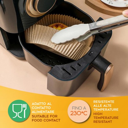 50 Fogli di Carta da Forno Movida, Biodegradabili, Rotondi, diametro 20 cm