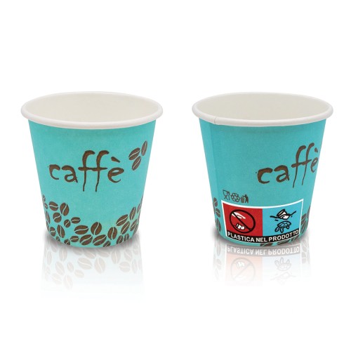 50 Bicchierini Caffè Colorati in...