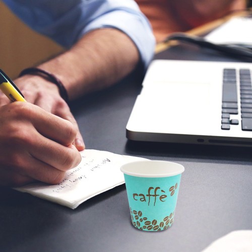 50 Bicchierini Caffè Colorati in...