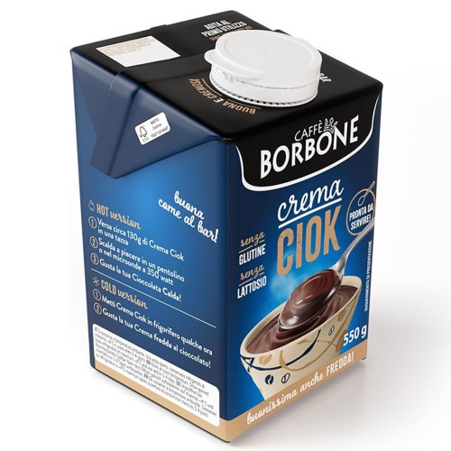 Borbone Crema Ciok al Cioccolato, Senza Lattosio 550 gr