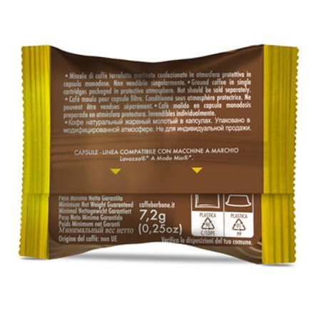 50 Capsule Caffè compatibili con Lavazza A Modo Mio Borbone Don Carlo miscela Oro