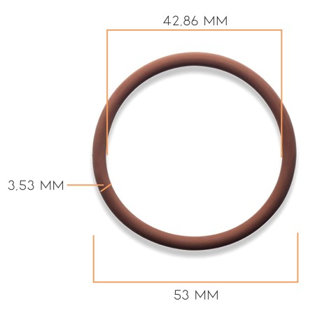 Ricambio O-ring Marrone Guarnizione, compatibile con Macchine Didiesse Frog
