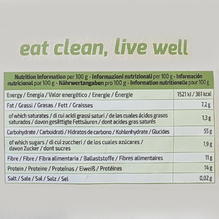 Daily Life Farina di Avena Vaniglia, Oatmeal Instant in busta da 1 kg