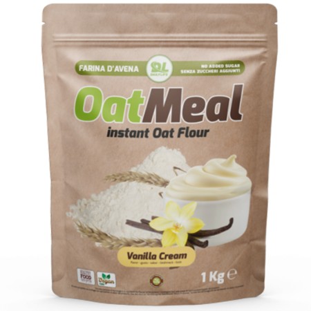Daily Life Farina di Avena Vaniglia, Oatmeal Instant in busta da 1 kg