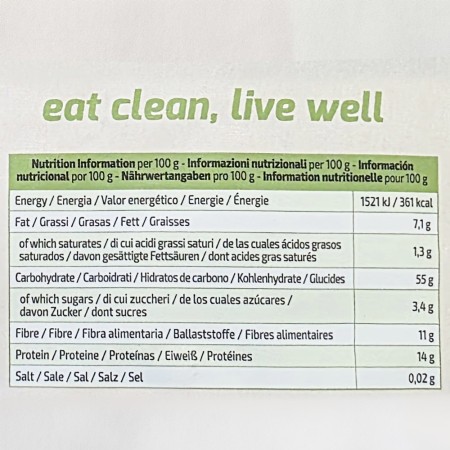 Daily Life Farina di Avena al Biscotto, Oatmeal Instant in busta da 1 kg