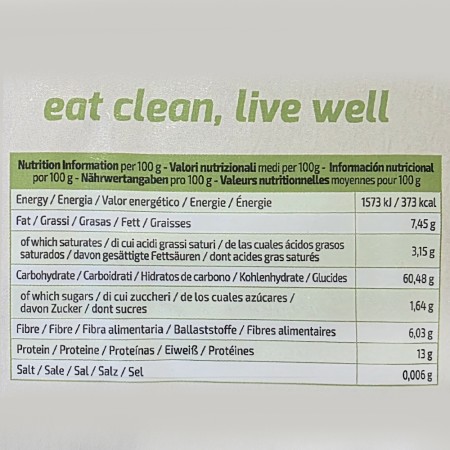 Daily Life Farina di Avena Nocciola, Oatmeal Instant in busta da 1 kg