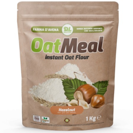 Daily Life Farina di Avena Nocciola, Oatmeal Instant in busta da 1 kg