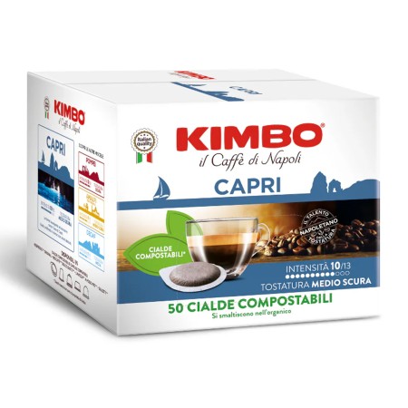 50 Cialde Caffè ESE 44 mm Kimbo Miscela Capri