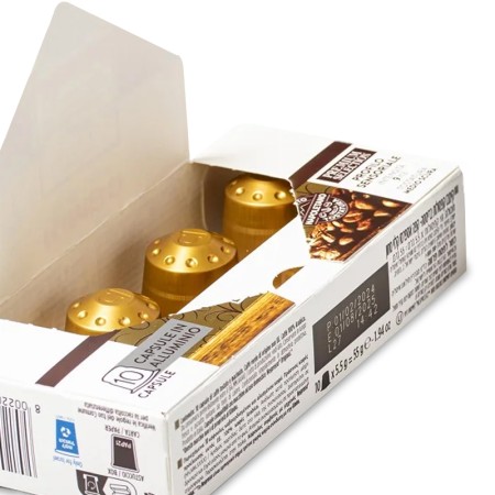 100 Capsule Caffè in Alluminio Compatibili con Nespresso Kimbo, Miscela Espresso Barista