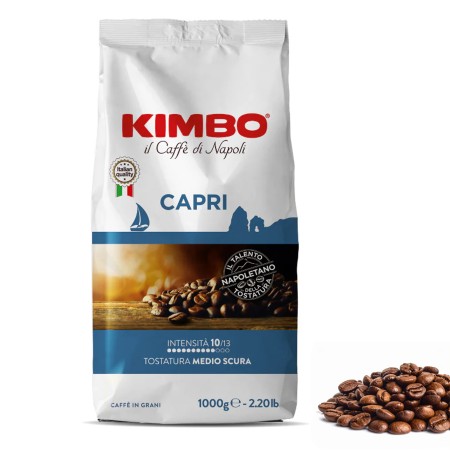 1 Kg Caffè in Grani Kimbo Miscela Capri