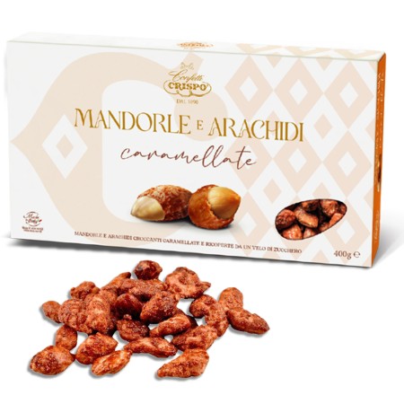 Crispo Mandorle e Arachidi Caramellate 400 gr