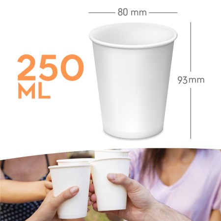 Movida 50 Bicchieri in Carta 250 ml