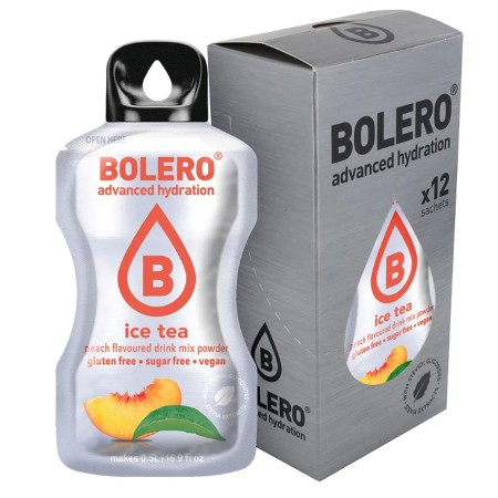 Bolero Drink Ice Tea Peach, Tè alla Pesca, 12 bustine da 3 gr
