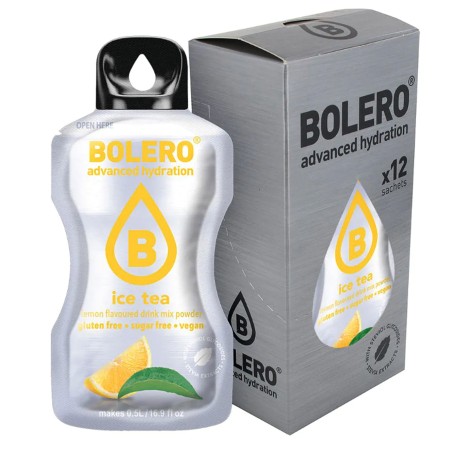 Bolero Drink Ice Tea Lemon, Tè al Limone, 12 Stick da 3 gr