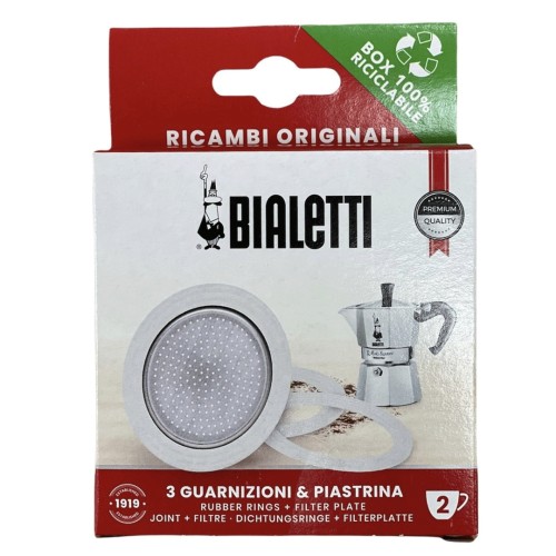 Bialetti 3 Guarnizioni + 1 Piastrina...