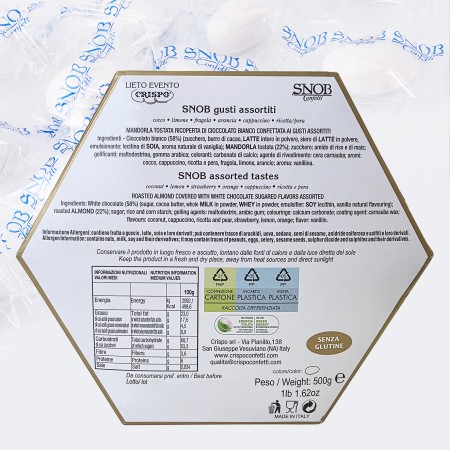 Crispo Confetti Lieto Evento Snob Bianchi 500 gr