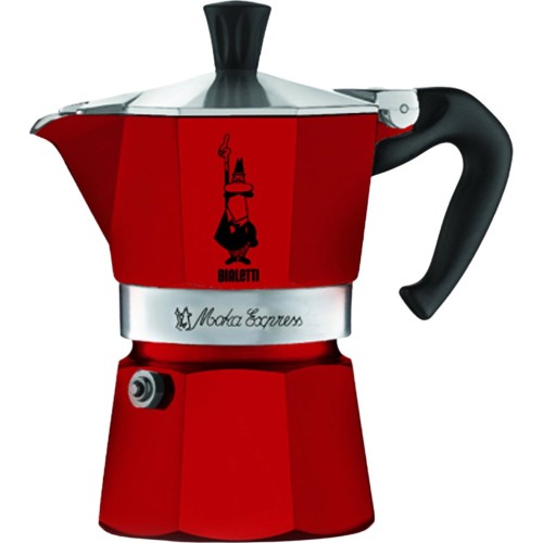 Bialetti Moka Express Red 6 Tazze