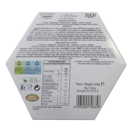 Crispo Confetti Lieto Evento Snob Celeste per Nascita 500 gr