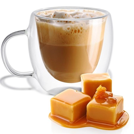 18 Cialde Caffè al Caramello ESE 44 mm Sandemetrio, Espresso dolce aromatizzato in Cialde Compostabili Monodose