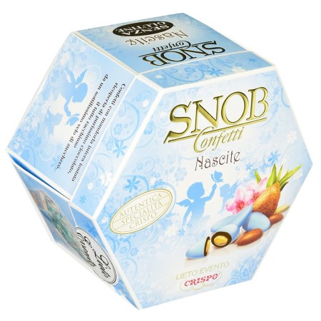 Crispo Confetti Lieto Evento Snob Celeste per Nascita 500 gr
