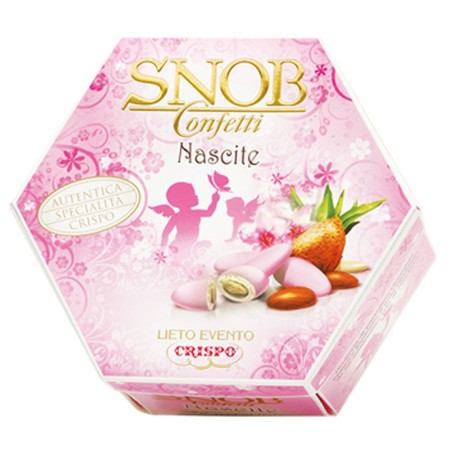 Crispo Confetti Lieto Evento Snob Rosa per Nascita 500 gr