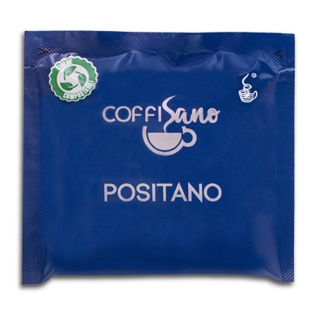 150 Cialde Caffè Coffisano Miscela Positano, Espresso Italiano in Filtro Carta Compostabile ESE da 44 mm