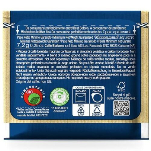 50 Cialde di Caffè Borbone Miscela...