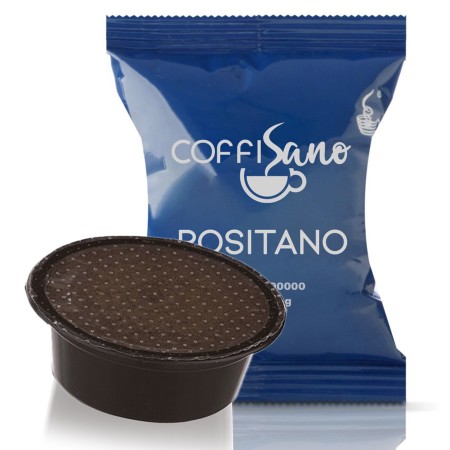 100 Capsule di Caffè compatibili con Lavazza A Modo Mio Coffisano miscela Positano, Espresso Sapore Ricco Gusto Aromatico