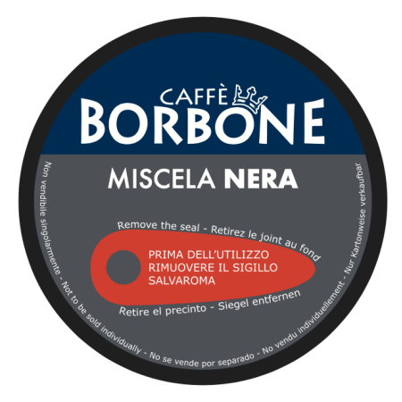 90 Capsule di Caffè Compatibili con Nescafè Dolce Gusto Borbone Miscela Nera