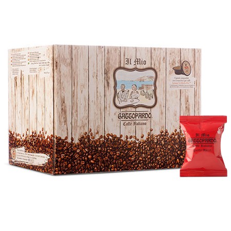 100 Capsule di Caffè Compatibili con Lavazza A Modo Mio Gattopardo To.da Miscela Ricco