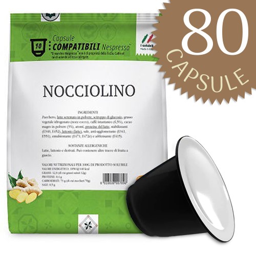 80 Capsule Nocciolino per Nespresso...