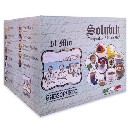 128 Capsule di Tè compatibili con Lavazza A Modo Mio Gattopardo, The Solubili di Caffè