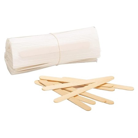 50 Palettine Caffè in Betulla Team Bio, Monouso in Busta Singola confezione da 50 pz